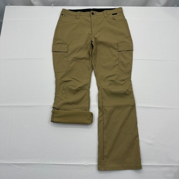 Wrangler ATG Cargo Boot Convertible Pants 33x30 Womens 14 Roll Up Leg Bootcut - Picture 1 of 12